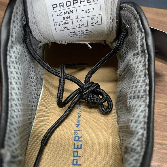 Propper Uniform Dress Patent Oxford Dress Shoes Mens Size 8 Wide F4517 NIB. - Picture 5 of 6